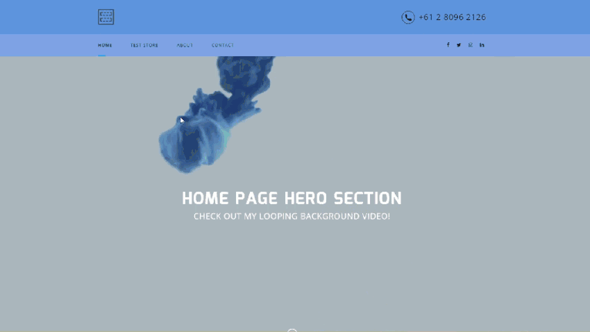 Looping background videos